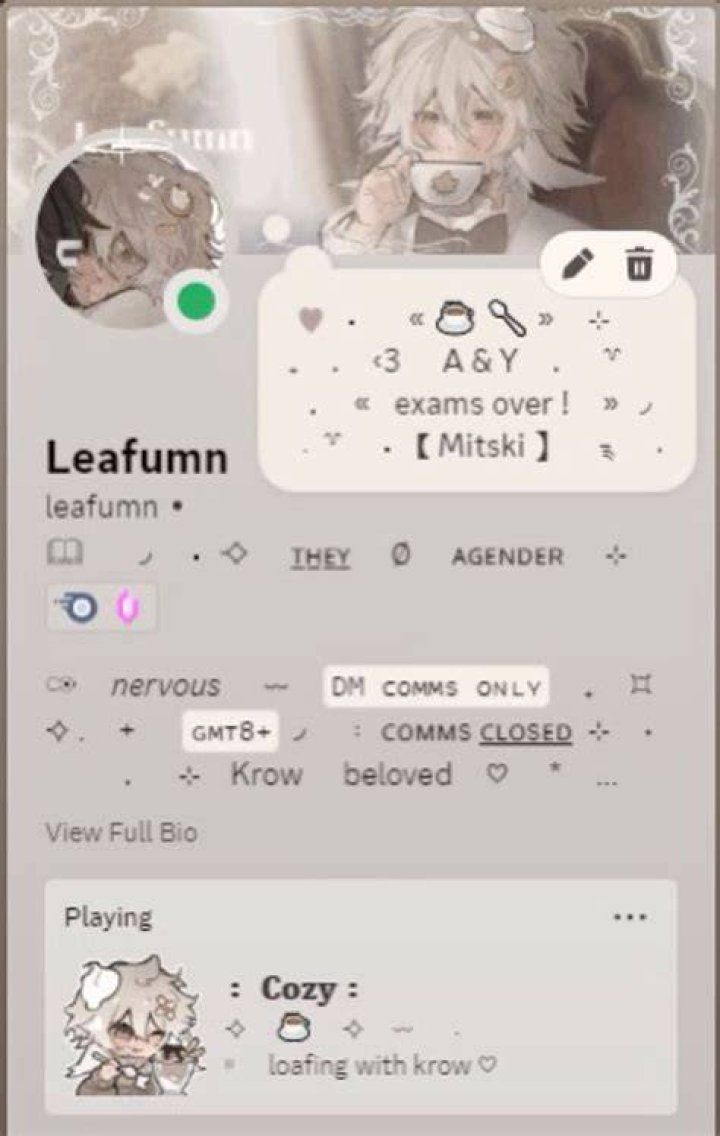 Aesthetic Discord bio Aesthetic Discord bio