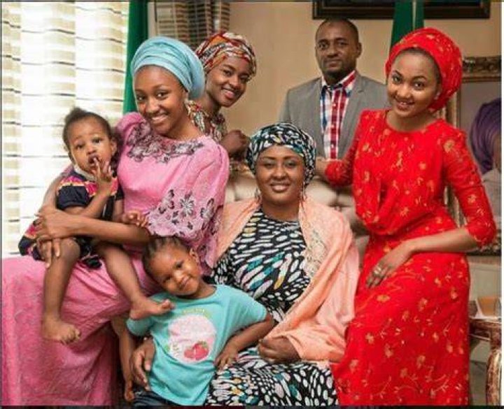 Aisha Buhari and children