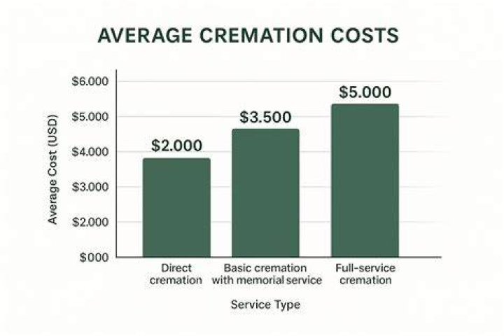 average cremation costs