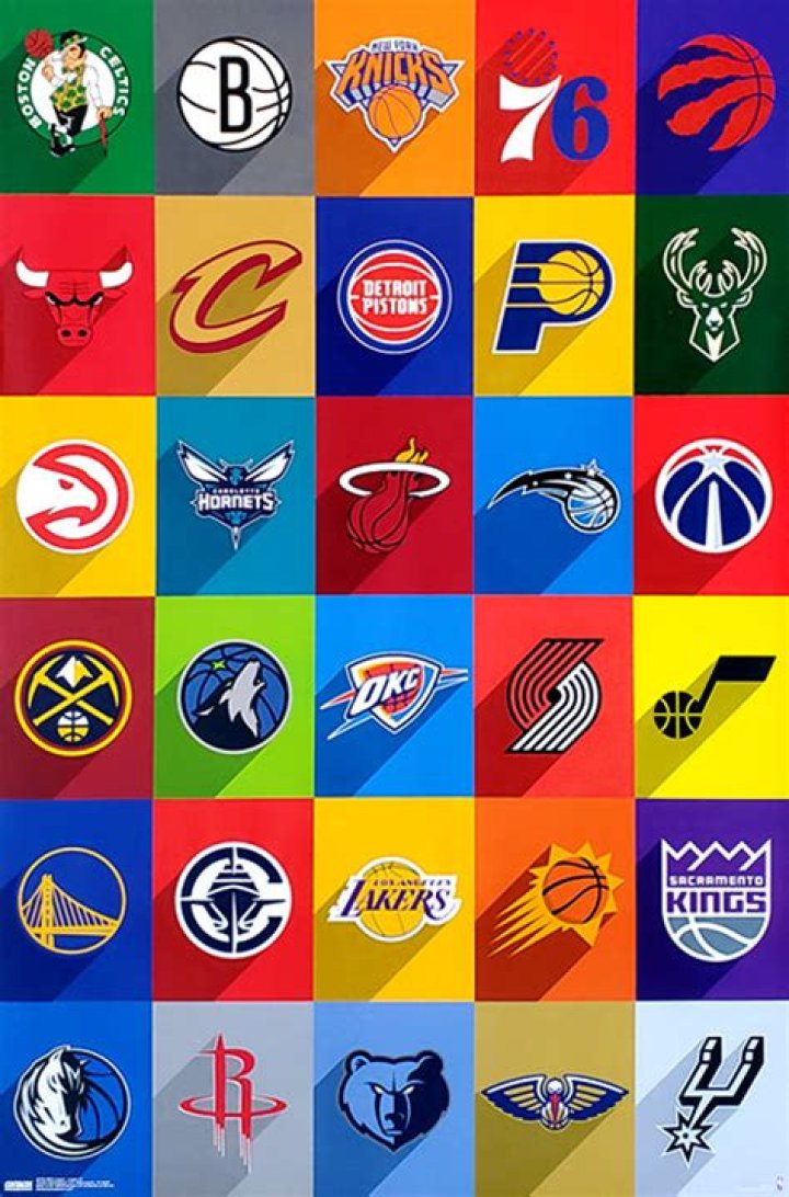Basketball in NBA Logos
