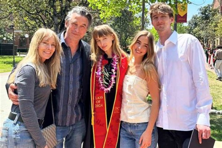 Billy Baldwin with his family