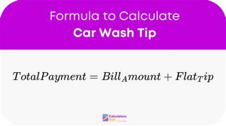 car wash tip calculation car wash tip calculation