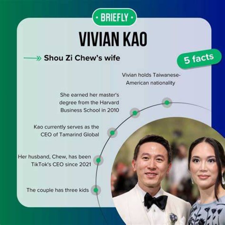 Vivian Kao Net Worth: How Rich Is Chew Shou Zi Wife? Meet Her Parents chew wife