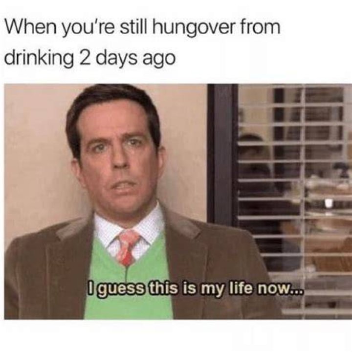 Cute hangover memes
