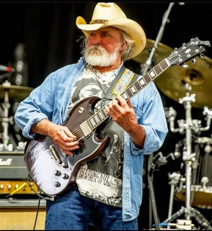 Dickey Betts playing guitar