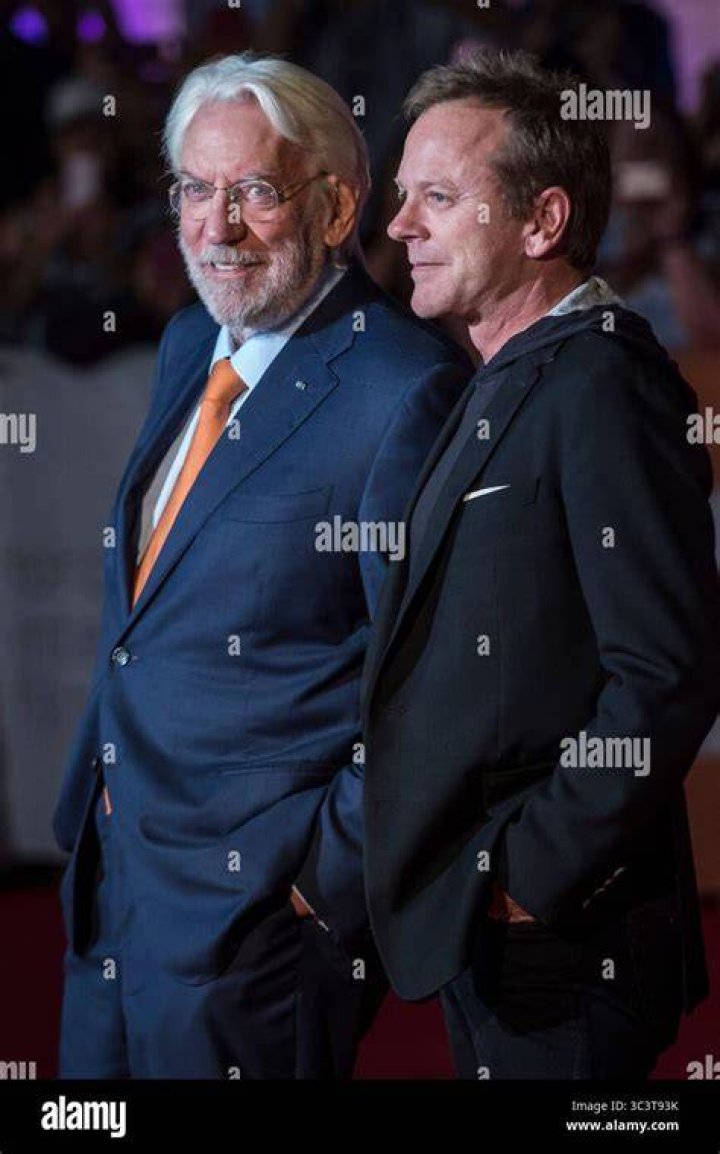 Donald Sutherland at the premiere of The Hunger Games: Mockingjay Part 1.
