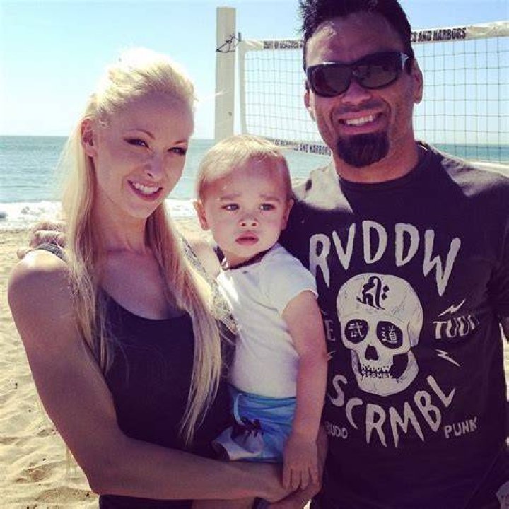 Eddie Bravo with his son Eddie Bravo with his son