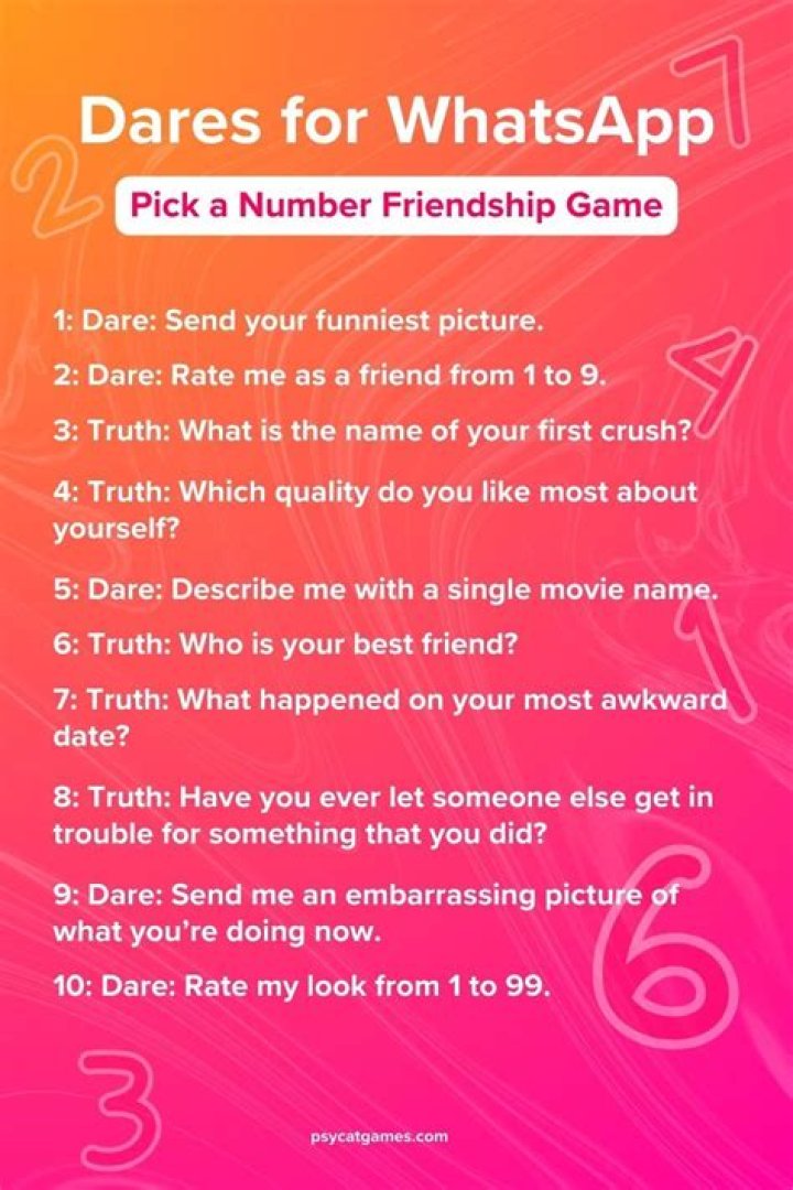 Games to play on WhatsApp with GF Games to play on WhatsApp with GF
