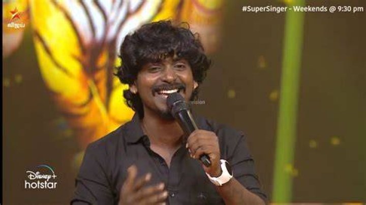 Gana Sudhakar best performance in front of Aniruth Super singer season 08 - Super Singer 8 Bharath performance