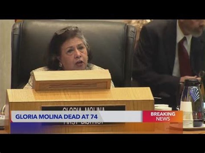 Gloria Molina Illness and Health Before Death: Was She Suffering From Cancer? Gloria Molina Illness