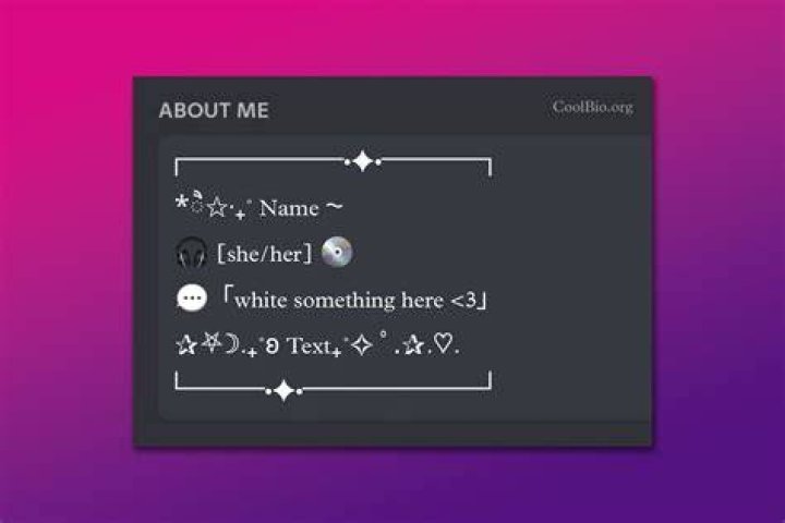 Good Discord bio ideas Good Discord bio ideas