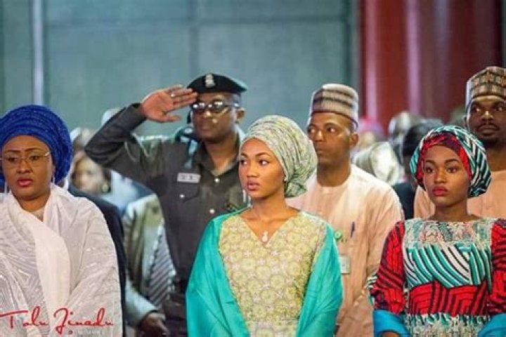 Halima Buhari Sheriff and her daughter