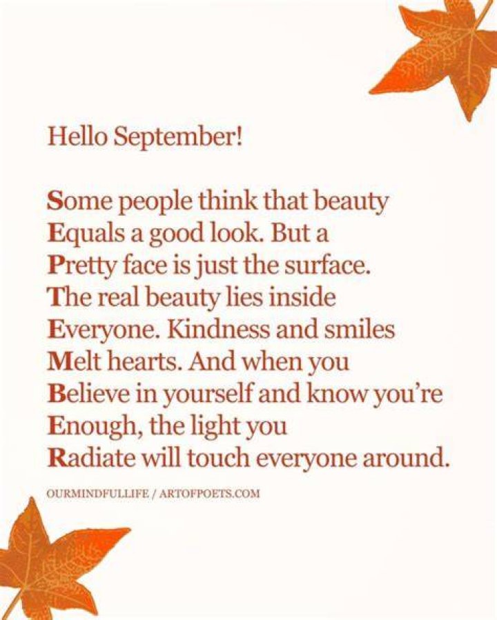hello September quotes hello September quotes