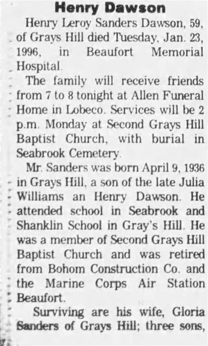 Henry Dawson Sanders