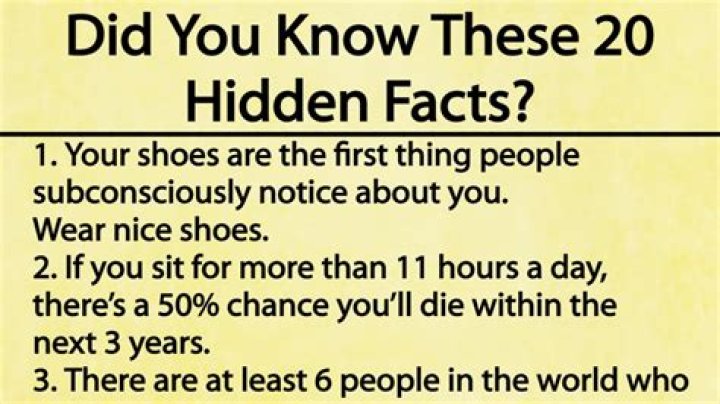 Hidden facts
