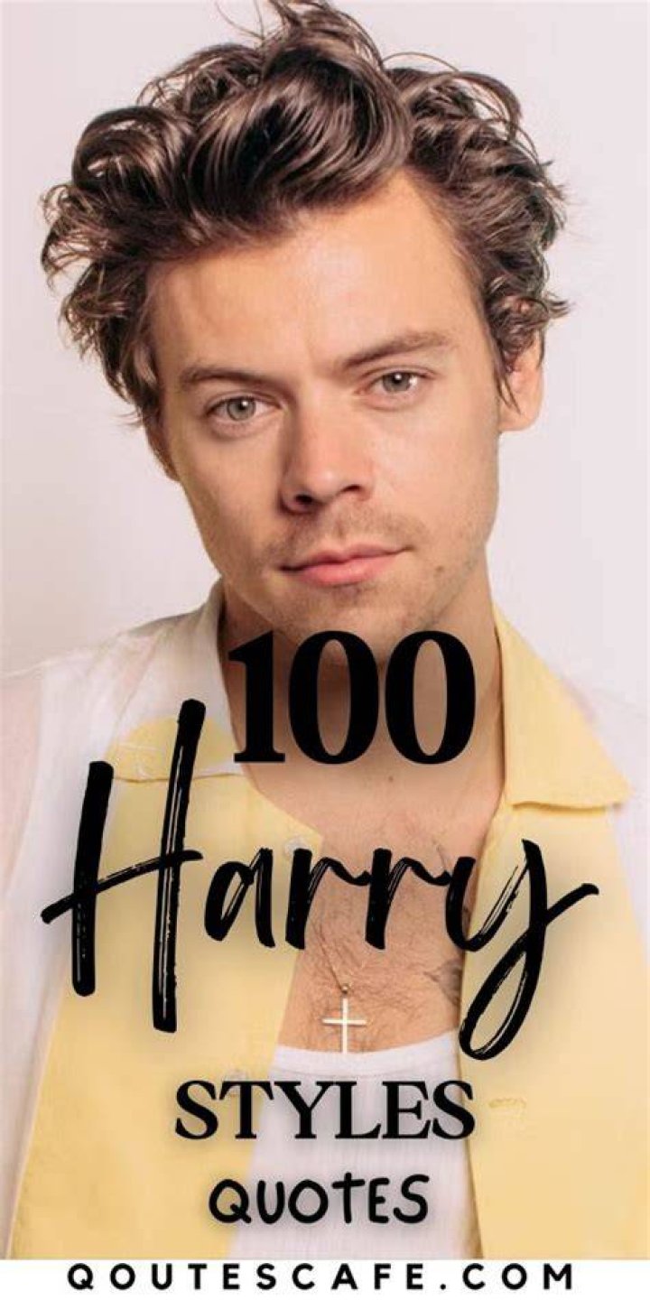 Iconic Harry Styles quotes Iconic Harry Styles quotes