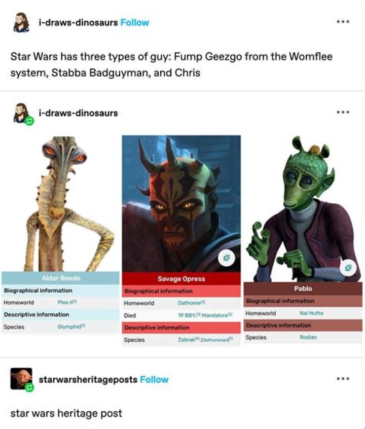 It has three types