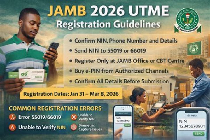 JAMB registration number validation process