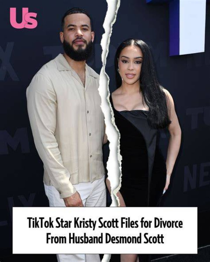 Kristy Scott with her longtime husband. 
