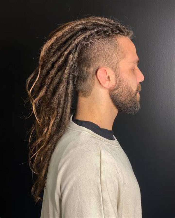 Mohawk dreadlock style Mohawk dreadlock style