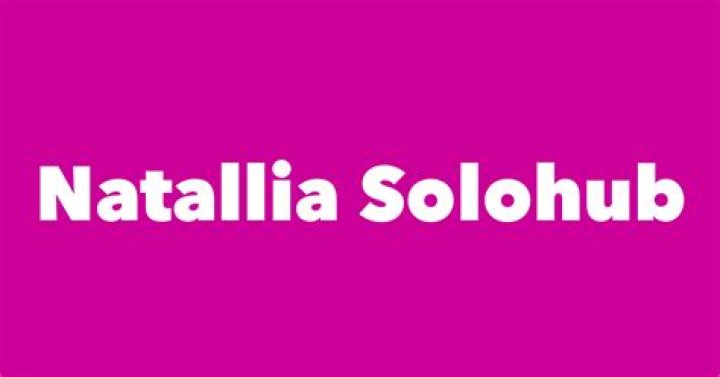 Natallia Solohub