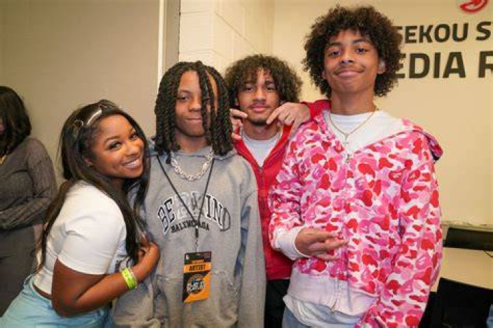 Neal Carter with his half-siblings