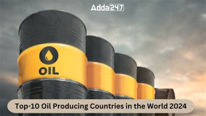 Oil producing Oil producing