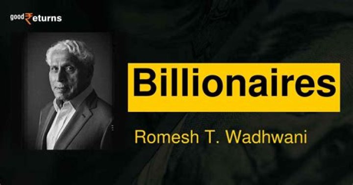 Romesh T. Wadhwani Net Worth 2024