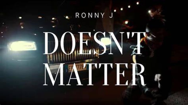 Ronny J - Doesn't Matter (Music Video) - song omg ronny