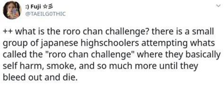 roro chan challenge