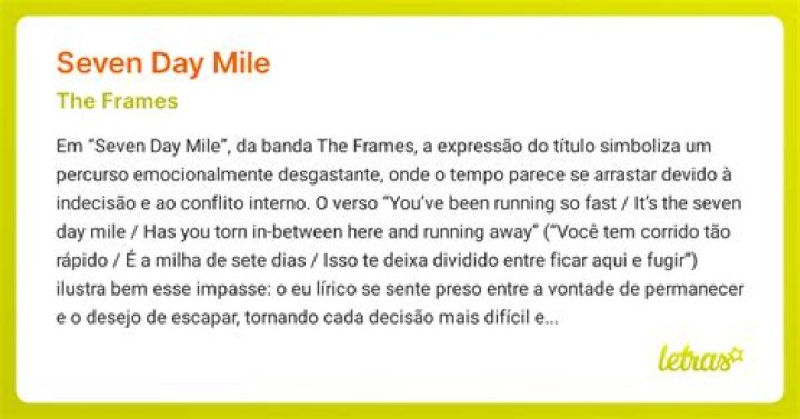 The Frames - Seven Day Mile (OST House MD Season 6) - best songs used in house md