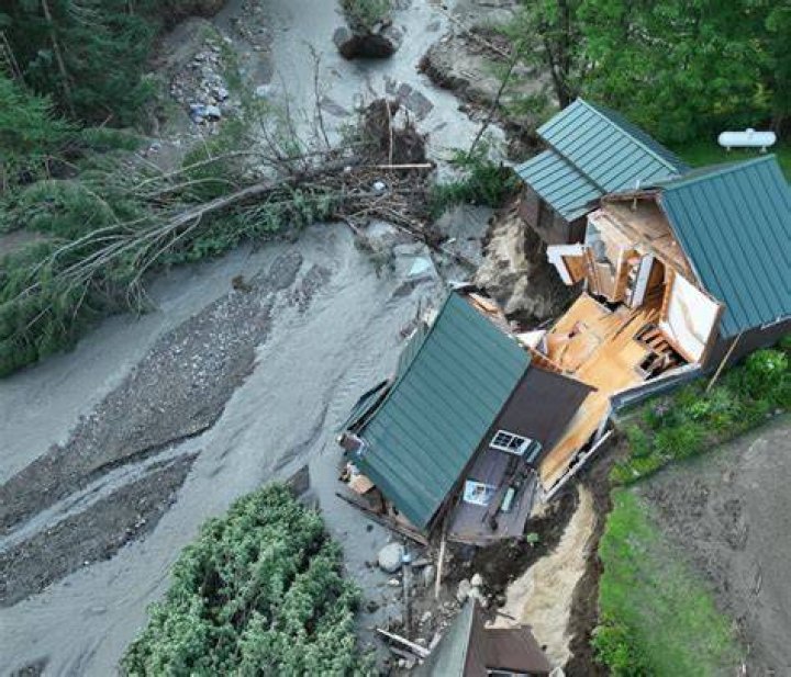 The rains unleashed extensive damage in seaside villages on the island
