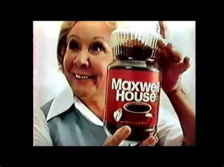 Vivian Vance endorsing Maxwell House Coffee