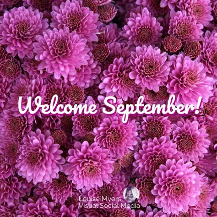 welcome September welcome September
