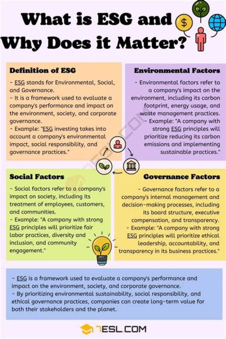 What Does ESG Stand For in Business?