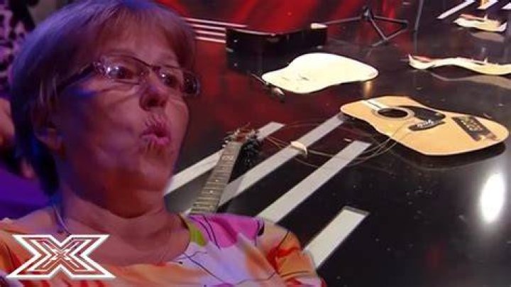X FACTOR JUDGE BREAKS GUITAR IN FRONT OF EVERYONE !! - x factor judge smashes guitar english subtitles